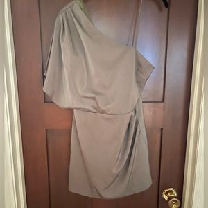 TCEC | NWOT | One Shoulder Asymmetrical Dress | S | Olive